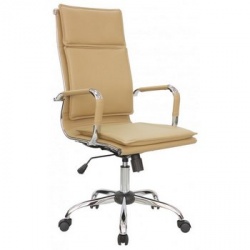 Кресло руководителя «Riva Chair 6003-1 Бежевая эко-кожа»